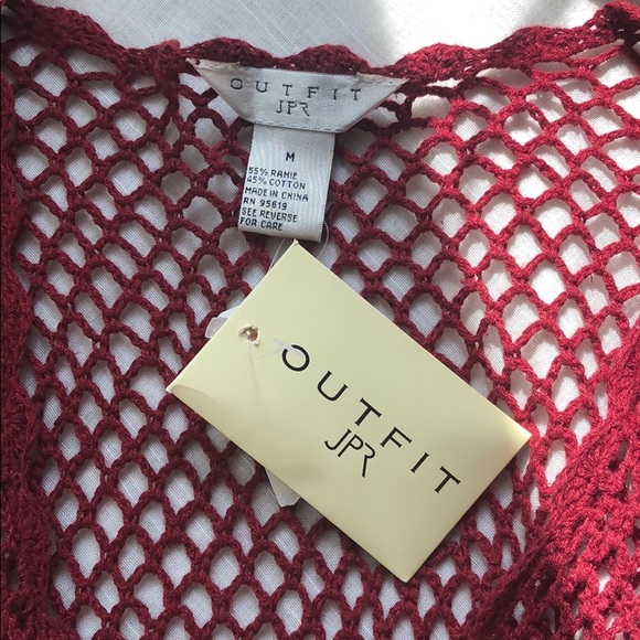 NWT Outfit JPR Burgundy Knit Sweater - Picture 2 of 7